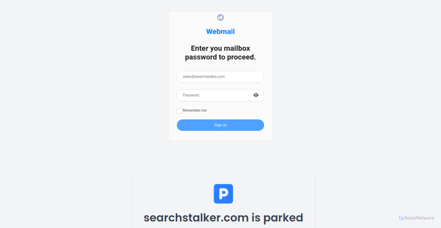 Security scan screenshot of https://uniekecapital.com/images/breadum/New%20folder/index.html?e=sales@searchstalker.com