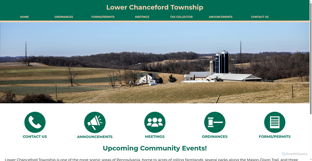 Security scan screenshot of https://lowerchancefordtwppa.gov/