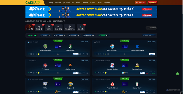 Security scan screenshot of https://cakhiaat.cc