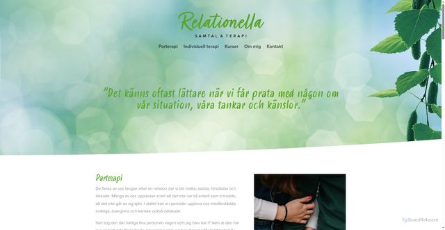 Security scan screenshot of https://relationella.se