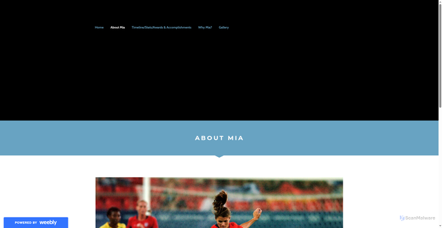 Security scan screenshot of https://miahamm1.weebly.com/about-mia.html