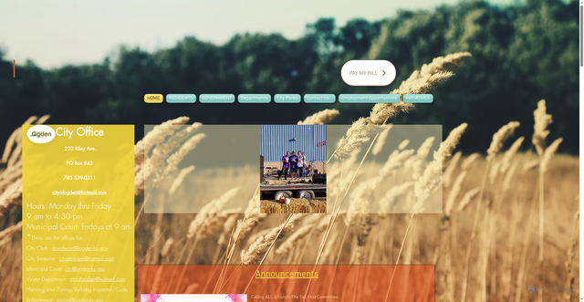 Security scan screenshot of https://www.ogden-ks.gov/