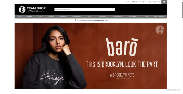Security scan screenshot of https://www.netsstore.com/