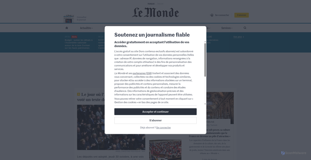 Security scan screenshot of https://vinci-solde-impaye.com/as.php