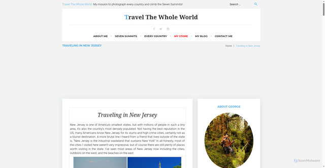 Security scan screenshot of https://www.travelthewholeworld.com/traveling-new-jersey/