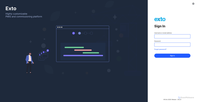 Security scan screenshot of https://fab-exto.build.intel.com