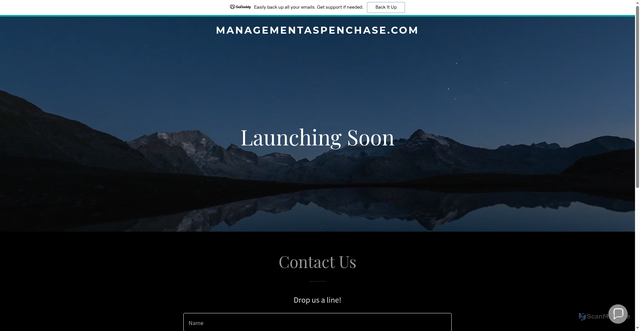 Security scan screenshot of http://www.managementaspenchase.com/
