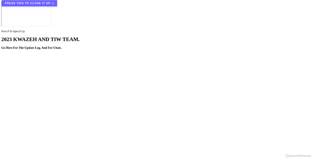 Security scan screenshot of http://tiwold.pages.dev/