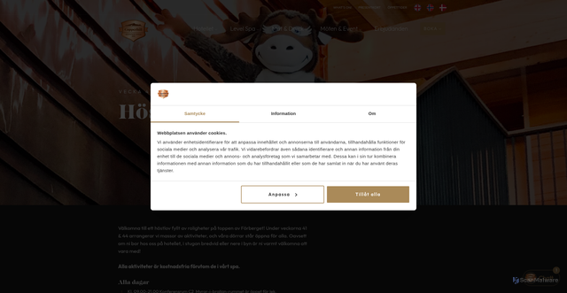 Security scan screenshot of https://www.copperhill.se/aktuellt/hostlovsaktiviteter-pa-copperhill/?utm_source=revinate&utm_medium=email&utm_campaign=%20H%C3%B6stlovserbjudande%20%7C%20Okt%20%7C%20SV-917284