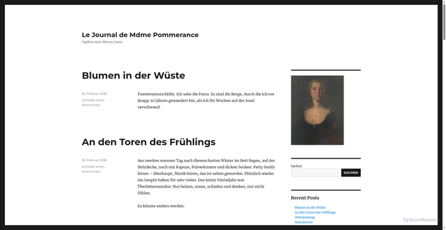 Security scan screenshot of https://pommerance.de