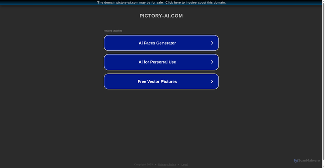 Security scan screenshot of http://pictory-ai.com/