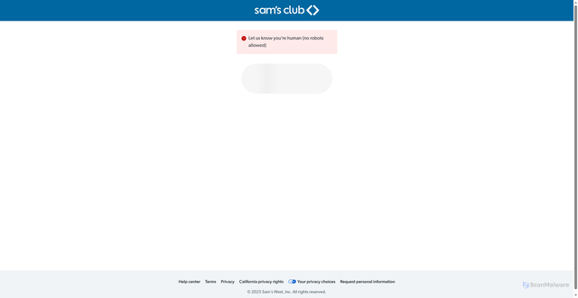 Security scan screenshot of https://www.samsclub.com/cp/televisions-and-tv-accessories/1087