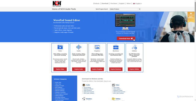 Security scan screenshot of https://dld.nch.com.au