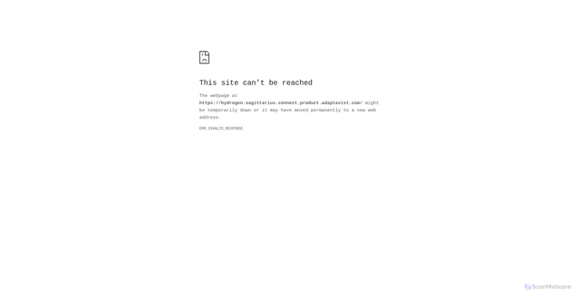 Security scan screenshot of https://hydrogen.sagittarius.connect.product.adaptavist.com