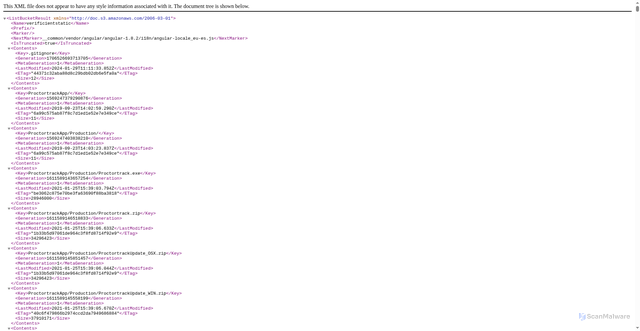 Security scan screenshot of https://verificientstatic.storage.googleapis.com