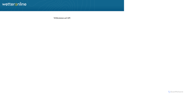 Security scan screenshot of https://api.wetteronline.de