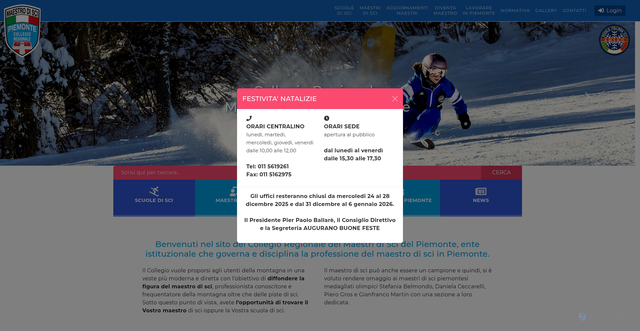 Security scan screenshot of https://www.maestridiscipiemonte.it/