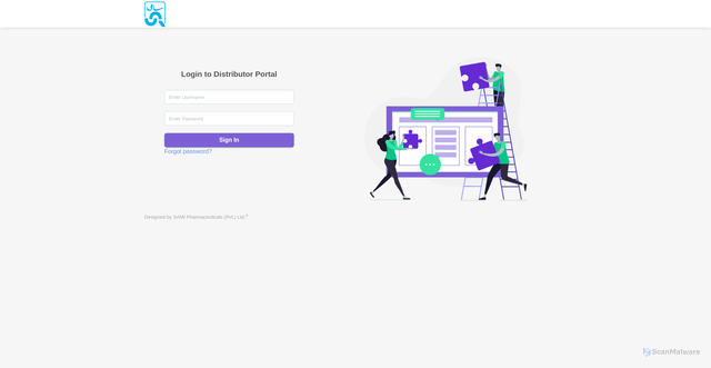 Security scan screenshot of https://distributorportal.samipharma.com.pk/