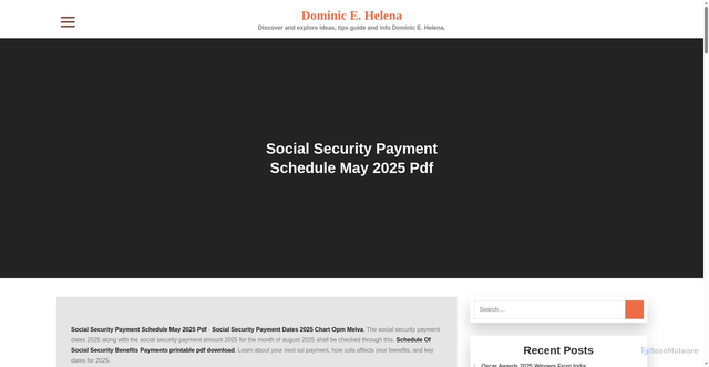 Security scan screenshot of https://dominichelenae.pages.dev/ncgcp-social-security-payment-schedule-may-2025-pdf-kvica/