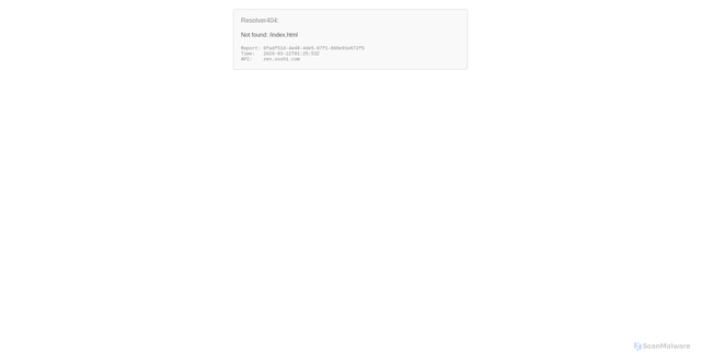 Security scan screenshot of https://zen.voshi.com