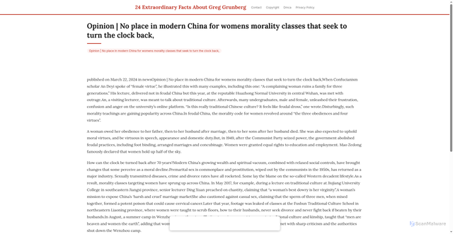 Security scan screenshot of https://sinardjajacannhugo-k77wcra0vq.edgeone.app/21342-opinion-no-place-in-modern-china-for-womens-morality-classes-that-seek-to-turn-the-clock-back.html