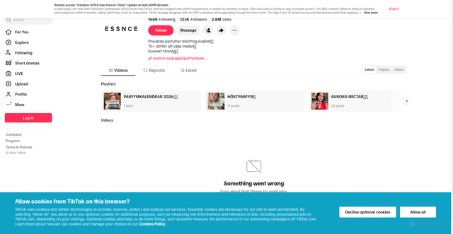 Security scan screenshot of libraweb-ttp2.tiktokw.eu