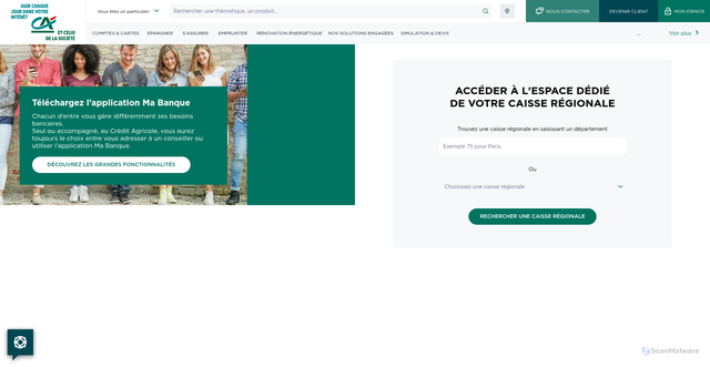 Security scan screenshot of https://wero-wallet.qsvx.fr/banks/chargement/banks/agri