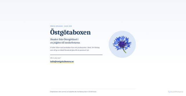 Security scan screenshot of https://ostgotaboxen.se