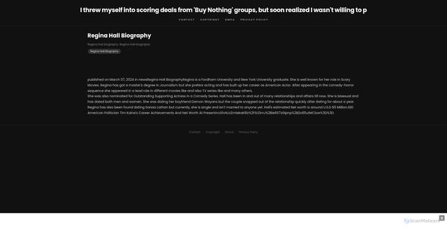 Security scan screenshot of https://dietplancityhugo-yizna5vpb1.edgeone.app/11515-regina-hall-biography.html