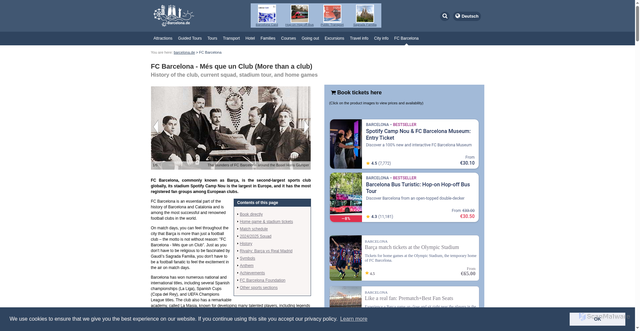 Security scan screenshot of https://www.barcelona.de/en/fc-barcelona.html