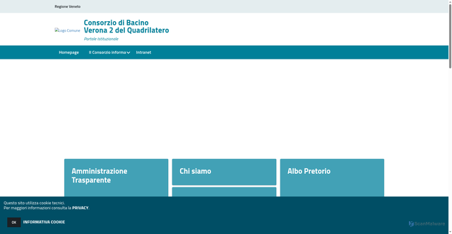 Security scan screenshot of https://www.consorziovr2.it/hh/index.php?jvs=0&acc=1