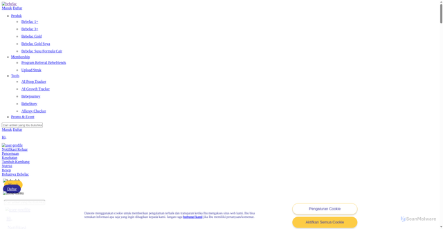 Security scan screenshot of https://bebeclub.co.id
