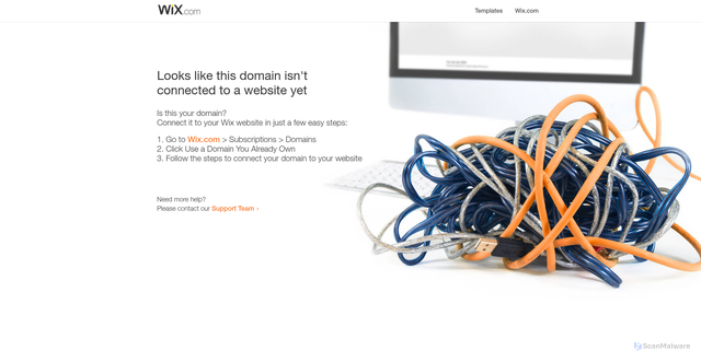 Security scan screenshot of https://initial.wixdns.net