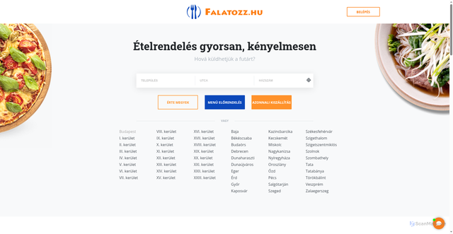 Security scan screenshot of https://falatozz.hu