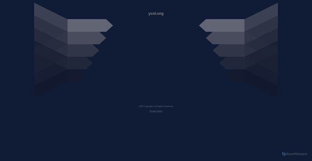 Security scan screenshot of http://www.ycni.org/