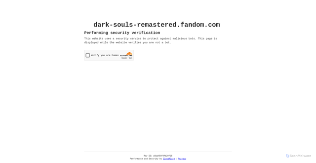 Security scan screenshot of https://dark-souls-remastered.fandom.com/wiki/Dark_Souls