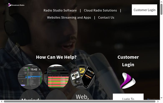 Security scan screenshot of https://broadcast.radio