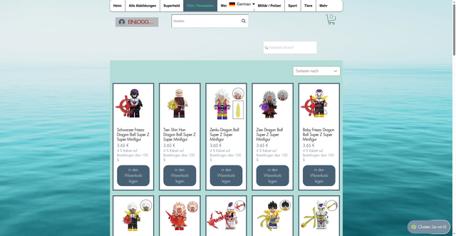 Security scan screenshot of https://www.minifigureoutlet.com/dragon-ball-z