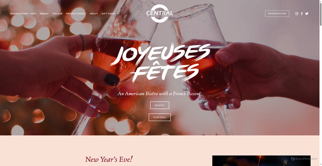 Security scan screenshot of https://www.centralmichelrichard.com/