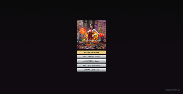 Security scan screenshot of https://slotgacorterpercaya001.pages.dev/