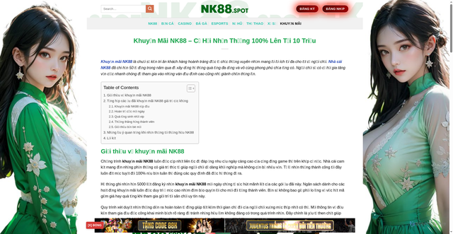 Security scan screenshot of https://nk888o.com/khuyen-mai-nk88/