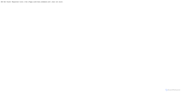 Security scan screenshot of https://lbn.cfapps.eu10.hana.ondemand.com