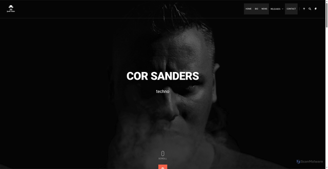 Security scan screenshot of https://cor-sanders.com