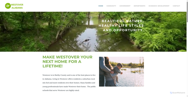 Security scan screenshot of https://www.westoveral.gov/