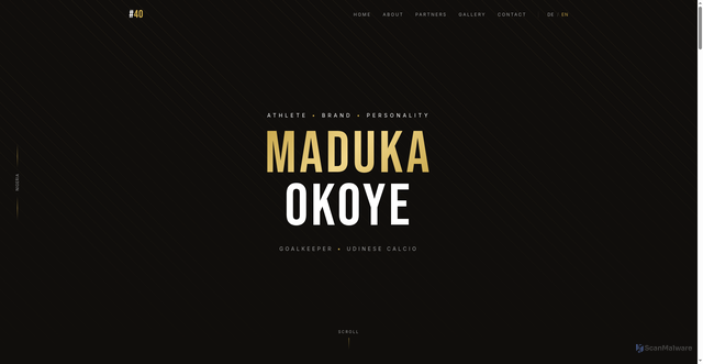 Security scan screenshot of https://madukaokoye.com/