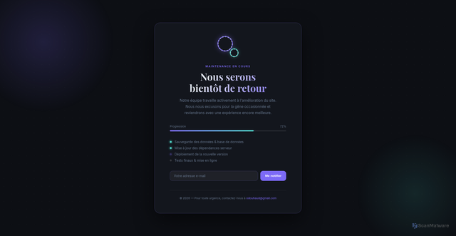 Security scan screenshot of http://olivierdouhaud.fr/