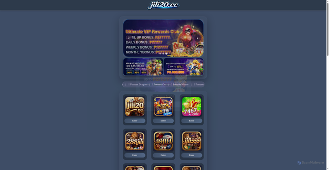 Security scan screenshot of https://jili20.xyz/?host=https://t94cvt.com?ch=64279