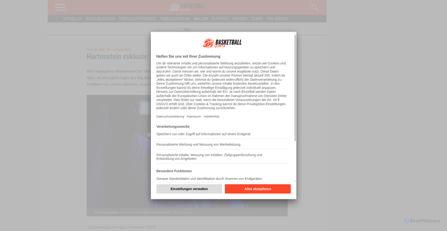 Security scan screenshot of https://www.basketball-world.news/artikel/hartenstein-exklusiv-mit-dennis-verstehe-ich-mich-gut-1164447