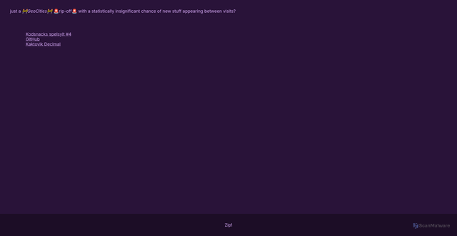 Security scan screenshot of https://oelrich.se