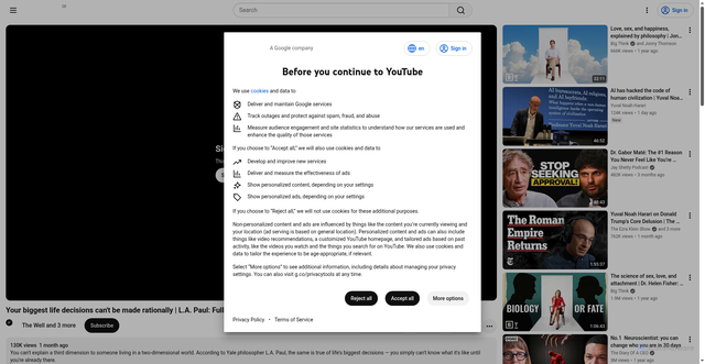 Security scan screenshot of https://www.youtube.com/watch?v=VOAqqjbDKFs